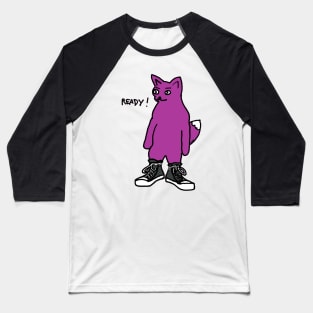 High Top Kitty Ready Baseball T-Shirt